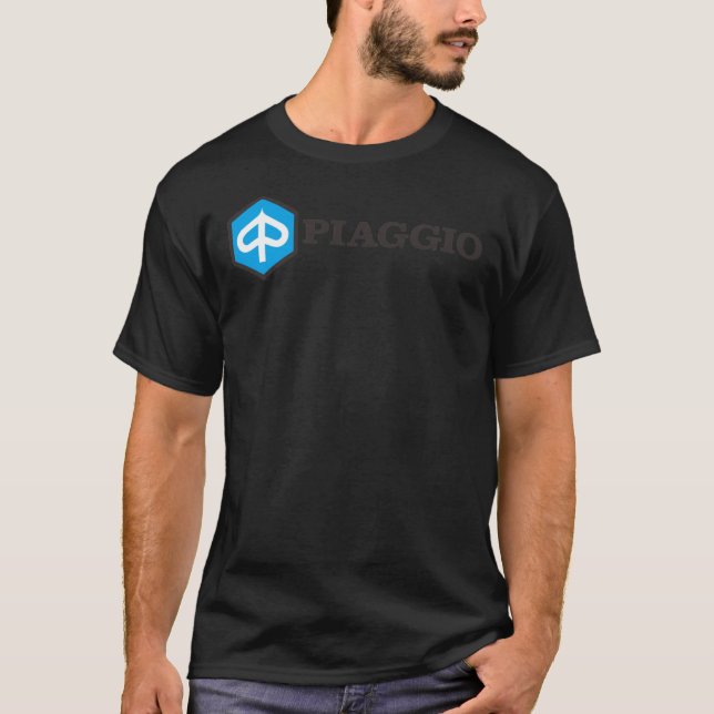 Piaggio Logotyp Merchandise Essential  T Shirt (Framsida)