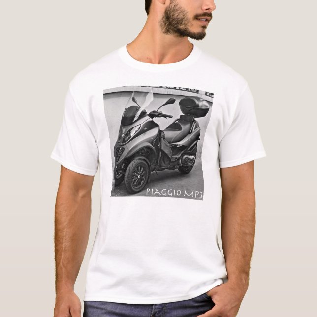 Piaggio MP3 skjorta T-shirt (Framsida)