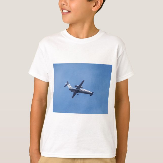Piaggio P180-flygplan T Shirt (Framsida)