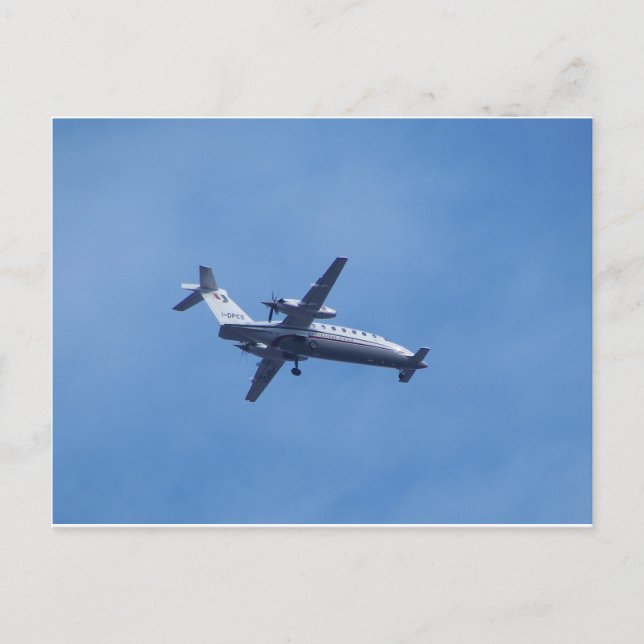 Piaggio P180-flygplan Vykort (Framsida)