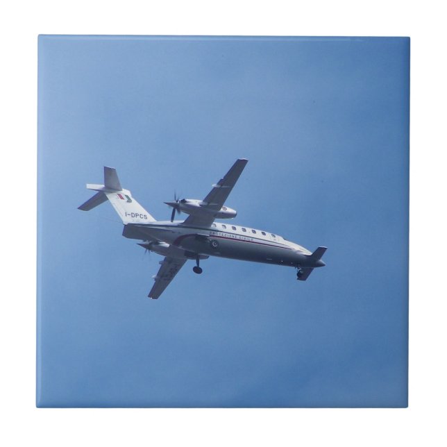 Piaggio P180 Luftfartyg Kakelplatta (Framsidan)