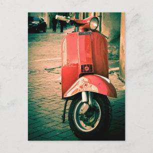 Piaggio Scooter i Italien Vykort