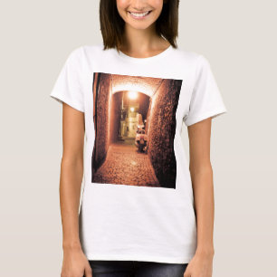 Piaggio sparkcykel i italien tee shirt