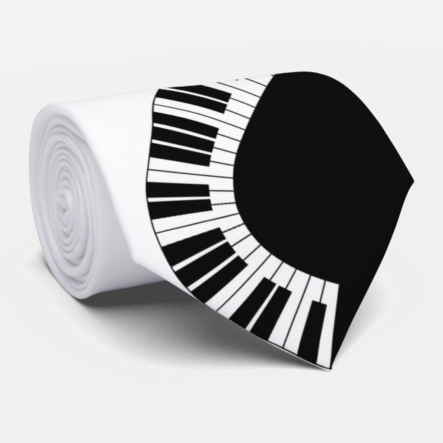 Pianissimo Piano Tangentbord Music Tie Slips (Rullad)