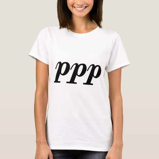 Pianissimo Possibile Tee Shirt (Framsida)