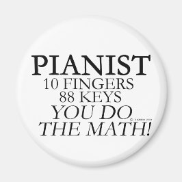 Pianist 10 Finger 88 Nycklar Magnet