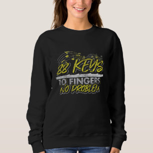 Pianist 88 Nycklar 10 Finger No Problem Musician P T Shirt