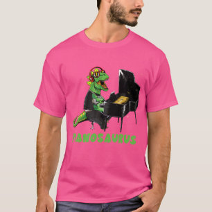 Pianist Dinosaur Music Instrument Pianosaurus Pian T Shirt
