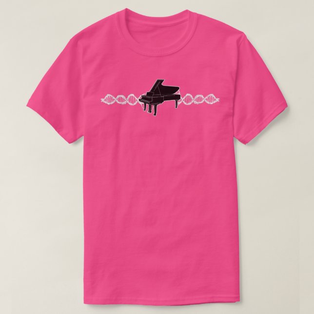 Pianist DNA pianist klassisk piano piano T Shirt (Design framsida)