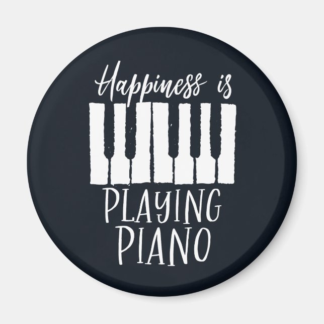 Pianist Happity spelar Piano Magnet (Framsidan)