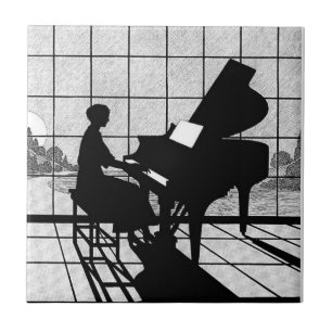Pianist Kakelplatta