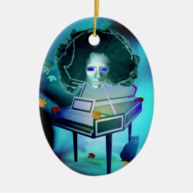 Pianist Meringue Ornament (Framsidan)