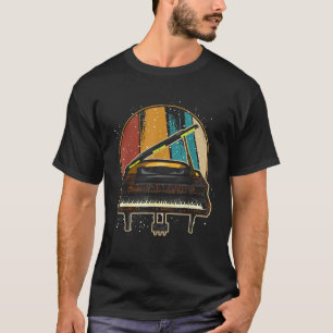Pianist Musician Orchestra Music Retro Piano T Shirt