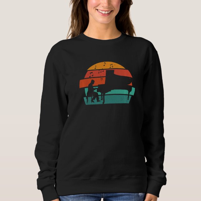 Pianist Och Noter   T Shirt (Framsida)