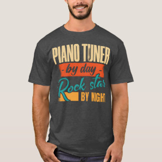 Pianist på dagarna Rockstjärna på natten pojke T Shirt