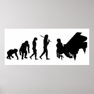 Pianist Piano Orchestra Composer Mozart-växeln Poster