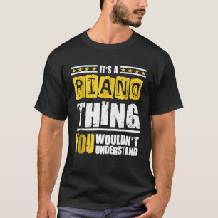 Pianist Piano Sak Shirt med sätning T