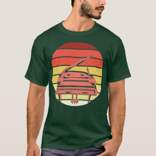 Pianist Piano Vintage Musical Instrument Pianist T Shirt