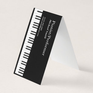 Pianist Visitkort