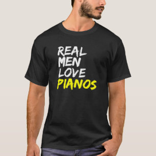 Pianister gentlemen Piano Players som säger Manar  T Shirt