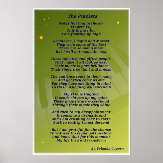 Pianisterna Poster (Framsidan)