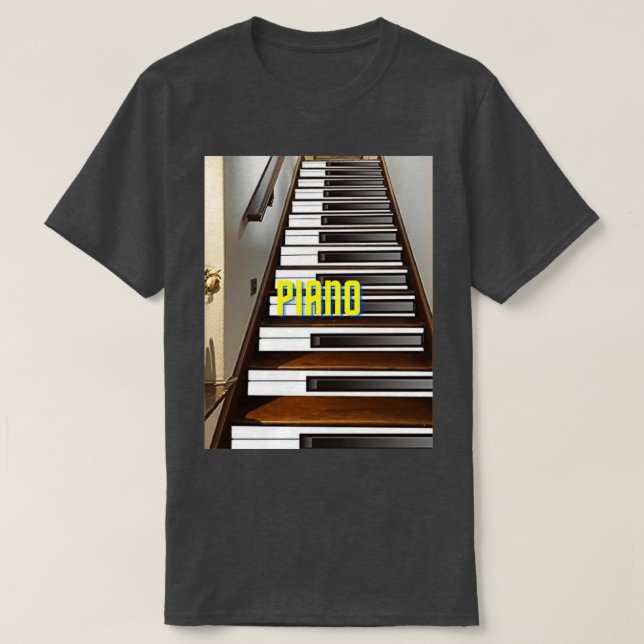 PIANO (14) T SHIRT (Design framsida)