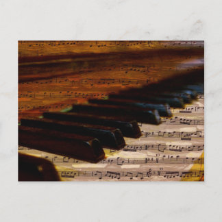 piano-317026 PIANO NOTER NOTER MUSIK SÅNGTEXTFÖRFA Vykort