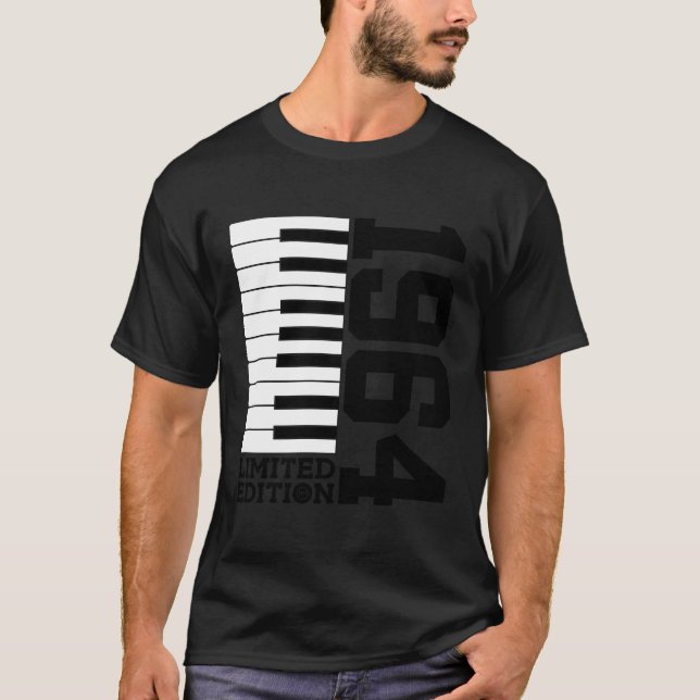 Piano 59th Piano 1964 T Shirt (Framsida)