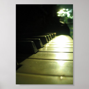 piano 5x7 i solljusaffisch poster
