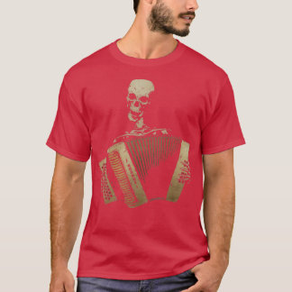 Piano Accordion Blues T Shirt