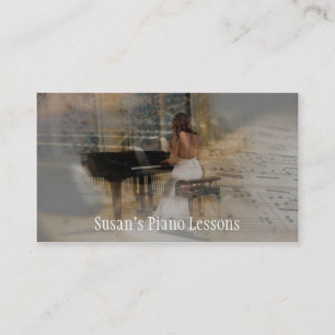 Piano Affärskort Visitkort