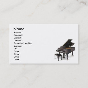 Piano Affärskort Visitkort