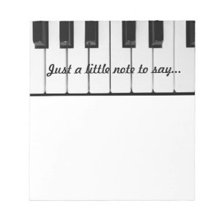 Piano Anteckningsblock
