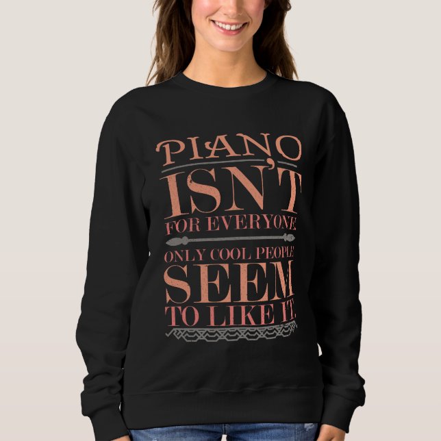 Piano är inte bara till Coolan Personer T-shirt (Framsida)