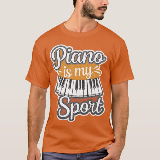 Piano är min sport pojke t shirt