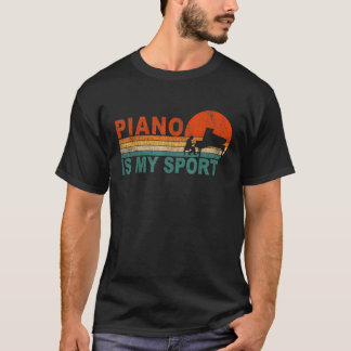 Piano är min sport Tangentbord Piano Player Musi T Shirt