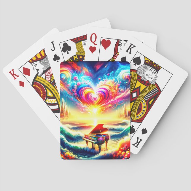 Piano Art Casinokort (Baksidan)