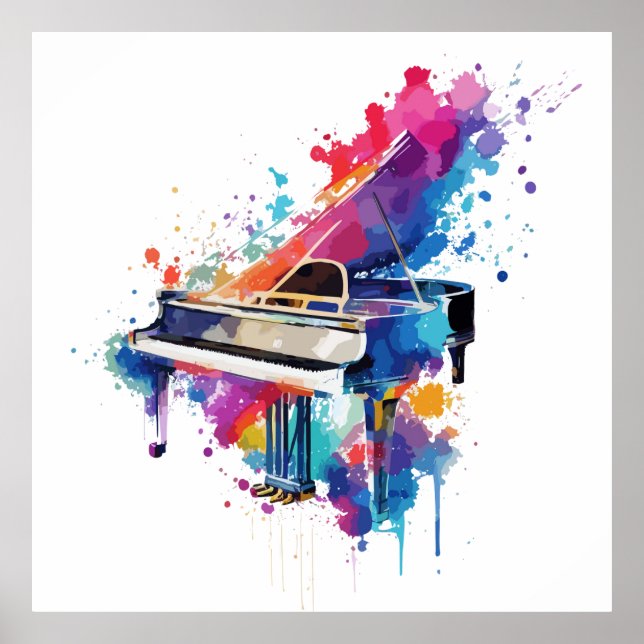 Piano art poster (Framsidan)