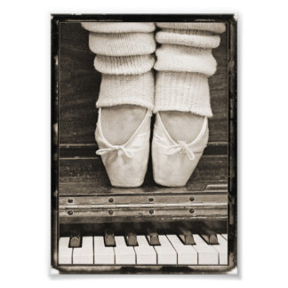 Piano Ballet Duet, litet Fototryck