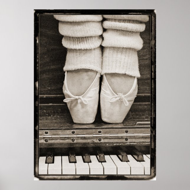 Piano Ballet Duet stor storlek Poster (Framsidan)