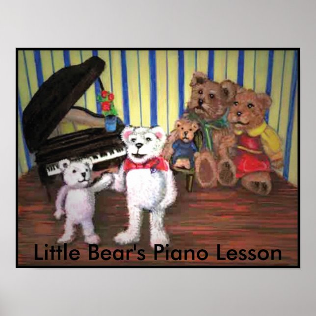 Piano Bears Musical Storybook Character Poster (Framsidan)