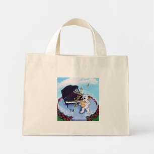 Piano Bears Toit Bag Mini Tygkasse