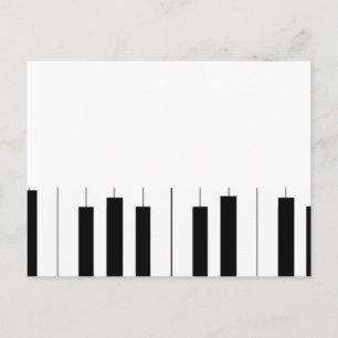 Piano Brief Briefkaart Vykort