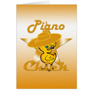Piano-Chick nr 10 Hälsningskort