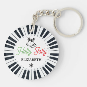 Piano Circle Nyckel Holly Jolly Pianist Jul