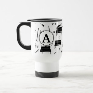 Piano Clarinet Music Script Monogram-Resemugg Resemugg