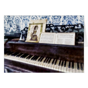 Piano Closeup Hälsningskort