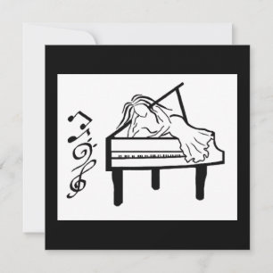 Piano Dam Kort