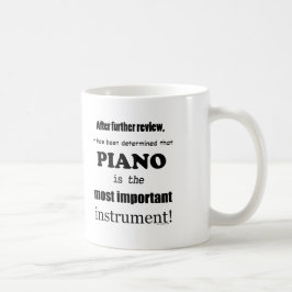 Piano - det viktigaste instrumentet kaffemugg