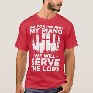 Piano eacher Pianist Faith Christian Kor Keyboar T Shirt